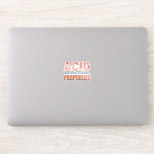 Sticker Propriétés ACID dans l'autocollant de programmatio