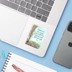 Sticker Psaume 118:24 C'est le jour qui tombe Feuille