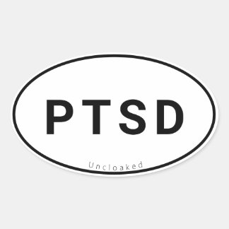 Sticker PTSD Oval
