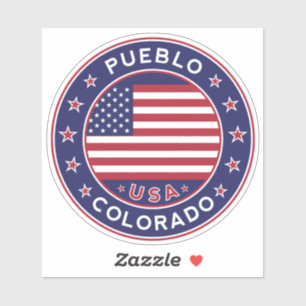 Sticker Pueblo Colorado, Pueblo