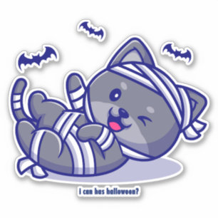 Sticker Puis-je avoir Halloween?