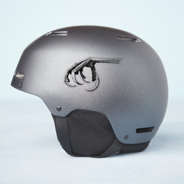 Sticker Puissance de la griffe du rapace – Art des griffes (Côté casque)