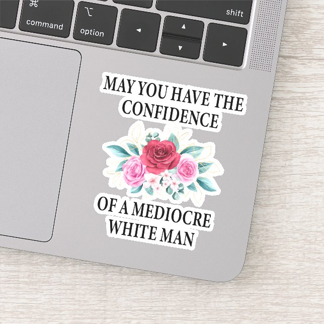 Sticker Puissiez-vous avoir la confiance d'un Blanc Médioc (Détail)