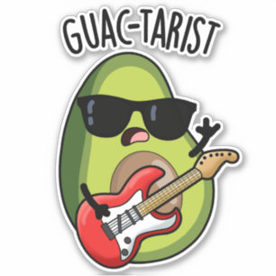 Sticker Pun d'Avocado amusant guac-tariste