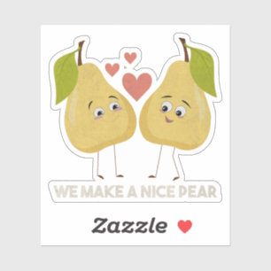 Sticker Pun de fruits : On fait une jolie poire