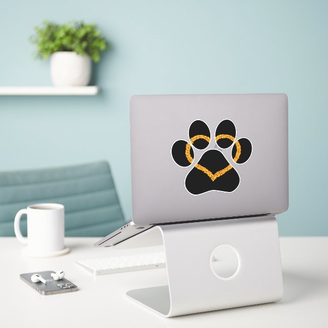 Sticker Puppy Love Vinyl Car Decal (Ordinateur portable sur le bureau)