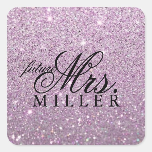 Sticker - Purple Parties scintillant Heart Fab fut (Devant)