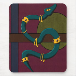 Sticker Quadrat Snake Mousepad