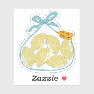 Sticker "Quand la vie vous donne des citrons"