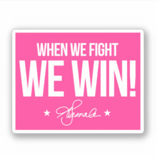 Sticker Quand nous nous battons, nous gagnons - Kamala