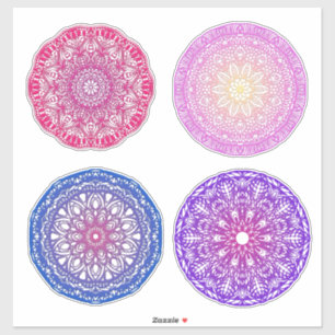Sticker Quatre Mandalas