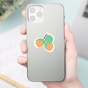 Sticker Quenepas Espagnol Limes Fruit Main tiré