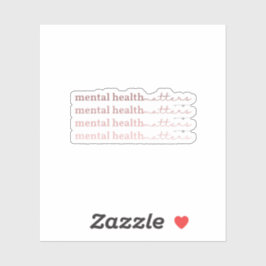 Sticker Questions de santé mentale | Citation IV Rosa Clar