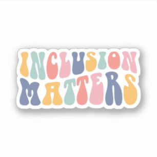 Sticker Questions d'inclusion   SENSIBILISATION SUR L'AUTI