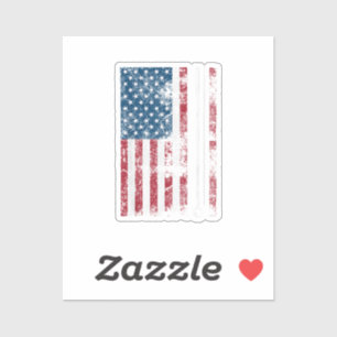 Sticker Queue de billard drapeau américain Mignon jeu de t