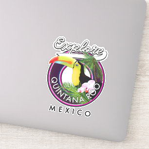 Sticker Quintana Roo holbox plage mexico.