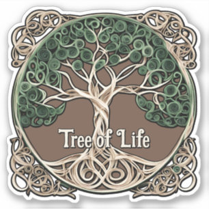 Sticker Quitter l'arbre de vie du papier