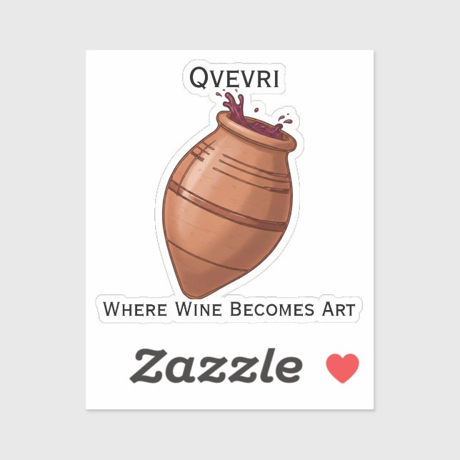 Sticker Qvevri (Feuille)