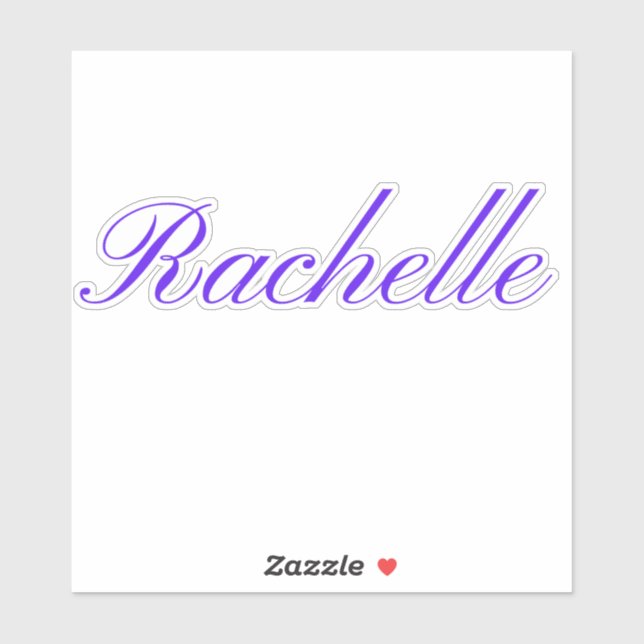 Sticker Rachelle (Feuille)