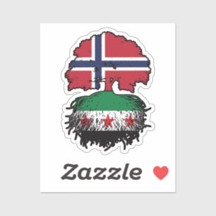 Sticker Racines et couronne de l'arbre syro-norvégien