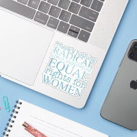 Radical Feminist Citation des droits des femmes Or