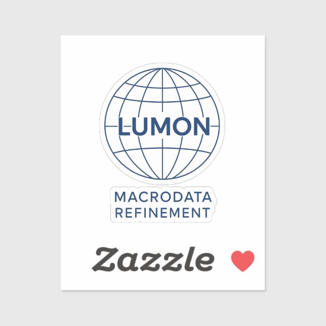 Sticker Raffinement des macrodonnées Lumon (Feuille)