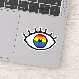 Sticker Rainbow eye