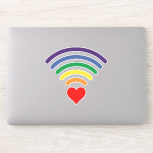 STICKER RAINBOW LOVE WIFI
