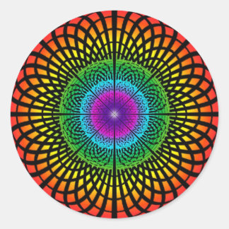 Sticker Rainbow Mandala