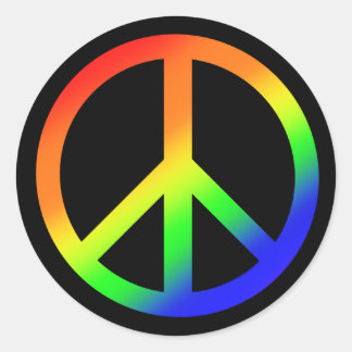 Sticker Rainbow Peace