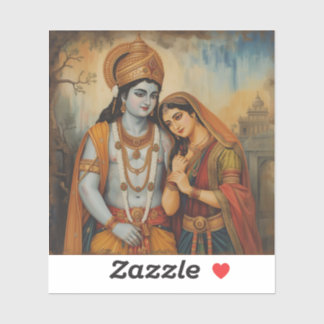 Sticker Ram and Sita