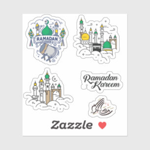Sticker Ramadan Kareem calligraphie arabe