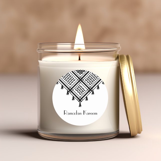 Sticker Ramadan Kareem Palestinian Kuffeyyeh (Créateur téléchargé)