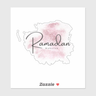 Sticker Ramadan Mubarak karem
