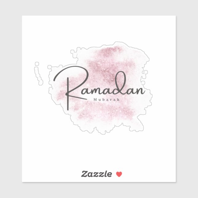 Sticker Ramadan Mubarak karem (Feuille)