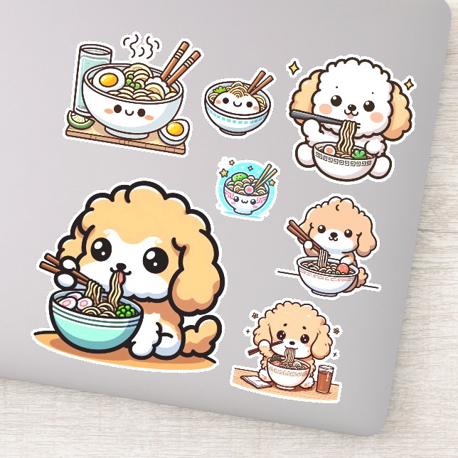 Sticker Ramen Cavoodle (Détail)