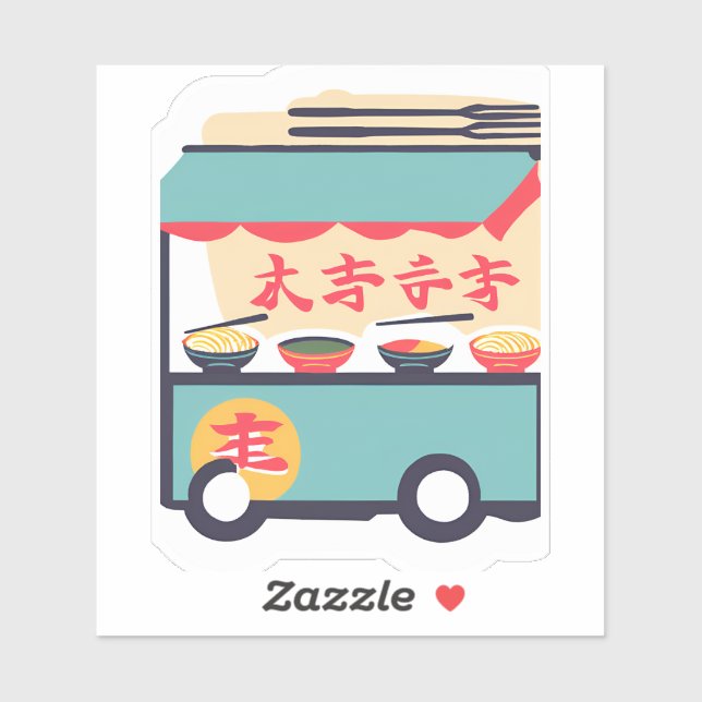 Sticker Ramen pour tous (Feuille)