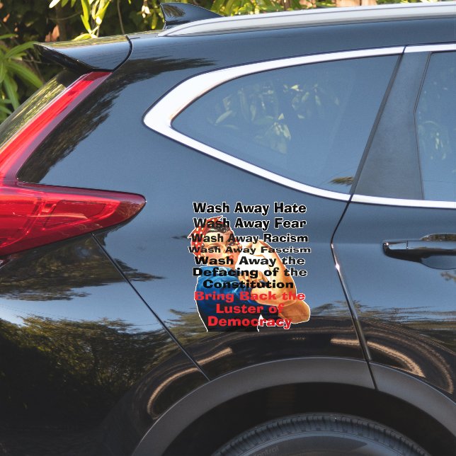Sticker Ramenez l'autocollant de la démocratie (Coté voiture)
