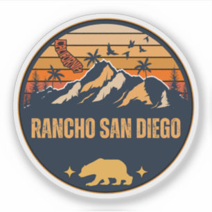 Sticker Rancho San Diego, Californie