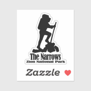 Sticker Randonnée - Les Étroits - Parc National Zion - Uta