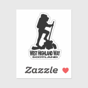 Sticker Randonnée - West Highland Way - Écosse