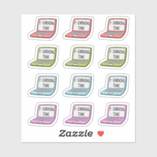 Sticker Rappel de scolarité à domicile E-Learning Planific