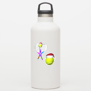 Sticker Raquettes de tennis et balle de tennis Noël