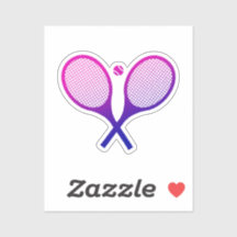 Raquettes de tennis Magenta à violet Ombre