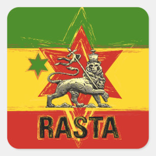 Sticker Rasta Irie Lion de Judah
