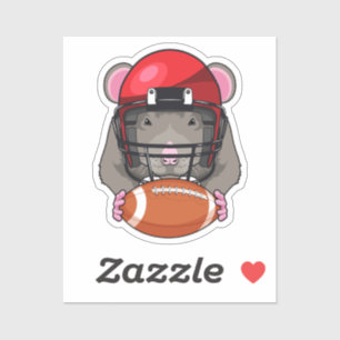Sticker Rat au football