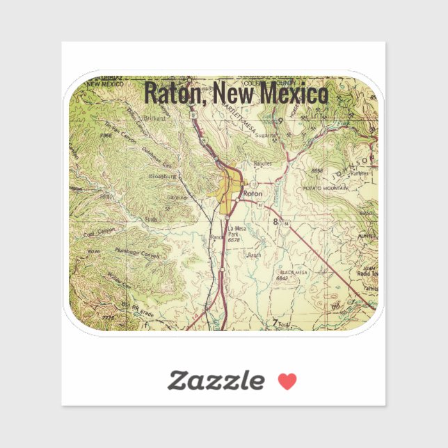 Sticker Raton Nouveau-Mexique Topo (Feuille)