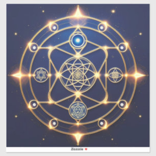 Sticker Rayonnement Divin – 5 : Énergie Universelle Illumi