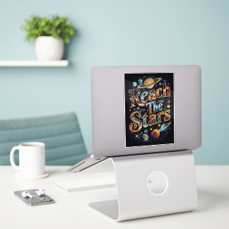 Sticker Reach The Stars – Colour Burst