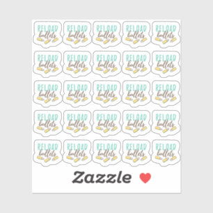 Sticker Recharger les balles Ammo Gun Tir Planner Planner